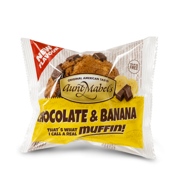 Choklad & banan muffins singel pk