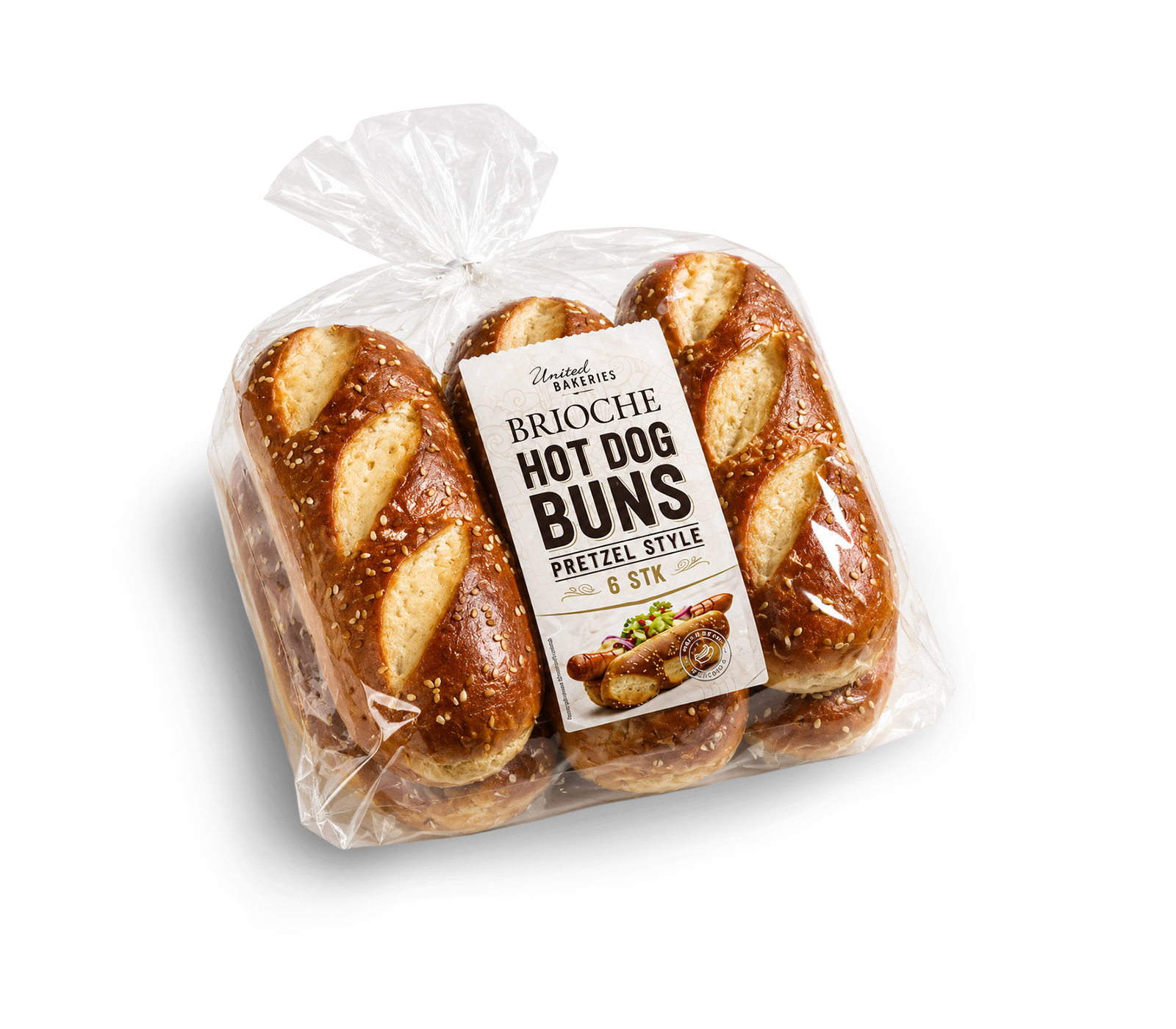 Pretzel korvbröd 6 pk